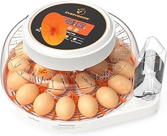 22 Egg Incubator for Hatching Eggs, Egg Incubator with Automatic Egg Turning and Humidity Control, Egg Candle Tester, Automatic Water Adding for Hatching Chickens, Ducks, Goose Eggs