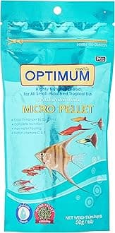Optimum Micro Pallets Fish Food Dry, 50 G for All Life Stages