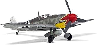 Airfix Model Airplane Kit Gift Set - A02029B Messerschmitt Bf109G-6, Plastic Plane Model Kits for Adults & Kids 14+, Skill Level 1, 1:72 Scale WW2 Military Aircraft Models