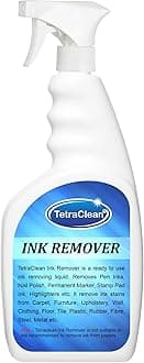 TetraClean Pen Ink Remover | Marker Stain Remover | Remove Stain From Carpet, Upholstry, Clothing, Wall, Plastic And More In Spray Bottle 500Ml | For Home & Commercial Use, Pack of 1