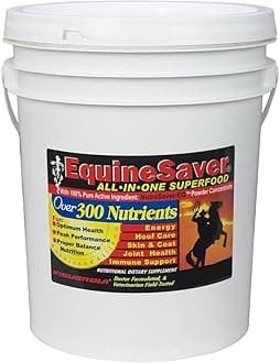 Nutritional Supplement for Horses. Equinesaver Contains 300 Key Nutrients to Supply Your Horse’s Nutritional and Therapeutic Needs for Optimal Health and Performance. (20 LB)
