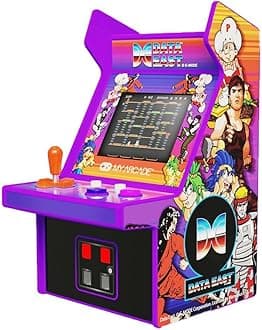 My Arcade Data East Hits Mini Arcade Machine - Micro Player Table Top Arcade Machine, Portable Handheld Game, Retro Gaming Console, Mini Retro Games Machines for Kids & Adults