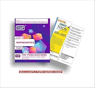 Top NIOS Mathematics Class 10 Guide (T-211)
